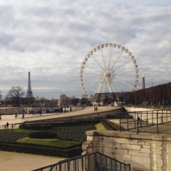 La Tour Eiffel, Roue de Paris, et Obélisque