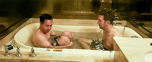 buzzfeedunsolvedgifs:  ryan making shane laugh ↳ requested by anonymous