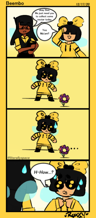 i made a comic for Bee. Shes a lovable idiot