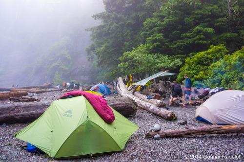 6.7.2014 - day 4 on the West Coast Trail - some more rain? well since I came to the trail to enjoy n