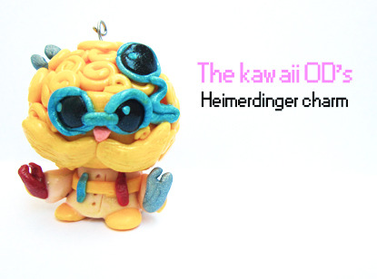 thekawaiiod: heimerdinger charm :) handmade @ my shop The kawaii od@etsy.com