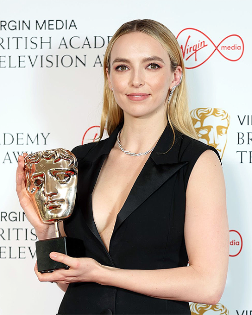  JODIE COMERLeading Actress Award winner at the BAFTA TV AwardsMay 8th 2022 