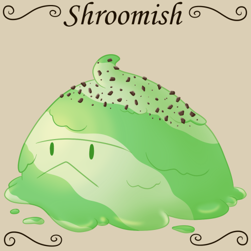 Delicious Dex: #285 Ice Cream ShroomishIf you had any idea for future pokemons and what food they sh