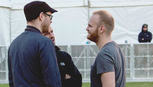 ColdplayXtra on X: Jonny Buckland & Will Champion with @Judith86