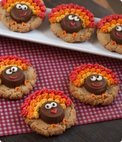 love-this-pic-dot-com:  Turkey Cookies 
