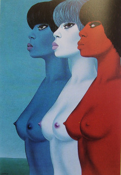 malfvnction:  1968 ‘le 14 juillet a pointe-a-pitre’ by Felix Labisse by Felix Labisse (1905 - 1982) on Flickr.