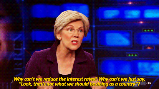 sandandglass:  Senator Elizabeth Warren, TDS, August 9, 2015