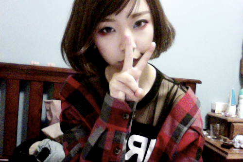 biomechas:  previously deleted selfies… i miss this hair