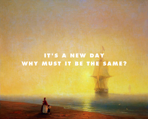  Morning at Sea, Aivazovsky (1849) |  Lonely Hunter, Foals (2015) 