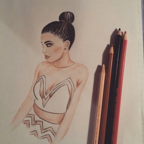 Making a Kylie drawing