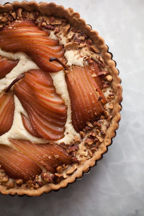 Pinterest , Pear Almond Tart Recipe for Thanksgiving | ZoëBakes | eat dessert first Source tinamotta