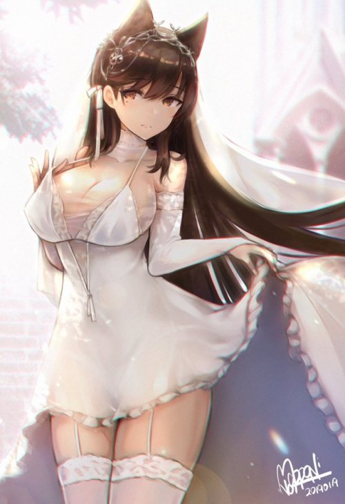futureisfailed:(マッパニナッタさんのツイート: “ウェディング愛宕 #アズールレーン #アズレン… ”から)