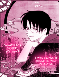 haremonia:  I made some xxxHOLiC Valentine’s