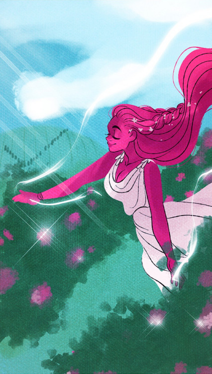 Persephone!I did another Lore Olympus panel! I’m really enjoying doing these since I get to let go o