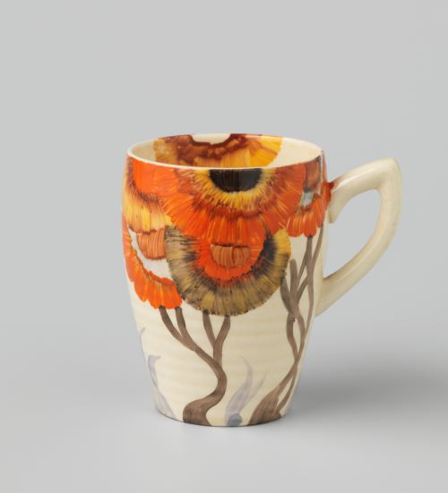 Clarice Cliff 'Bizarre' Coffee Set, England, Ca. 193040