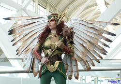 cosplayblog:  Hawkgirl from DC Universe  Cosplayer: Axceleration Cosplay [DA | FB]  Photographer: Eurobeat Kasumi Photography  