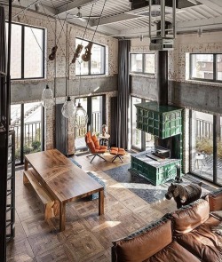 imoutsidelookingin:Loftinterior I’m good with everything here except that ugly