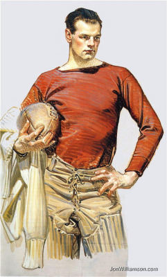 vintascope:  J.C. Leyendecker - Football