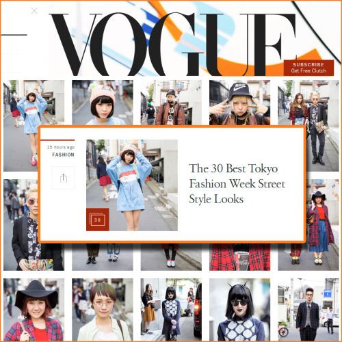Check out our new collaboration with Vogue Magazine. We took a ton of street snaps during this week&