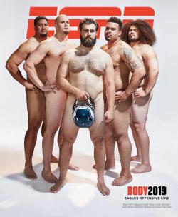 njbearcub1:  The Philadelphia Eagles offensive line are featured in the 2019 edition of ‘The Body Issue’ of ESPN Magazine.