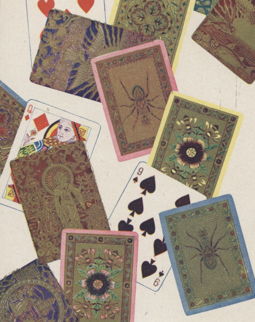 Lenox Playing Cards. “With Designs Printed In Gold.” 1898. Advertisement.