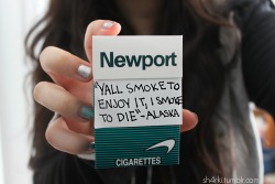 patientlights:  intoxicatedtimelord:  beyond-hell:  svvordsman:  sh4rki:  I made it quality holler  Don’t fucking rOMANTICISE SMOKING  “You see you put the killing thing between your teeth…”  &ldquo;It’s a metaphor&rdquo;  yOU GUYS ARE FUCKING