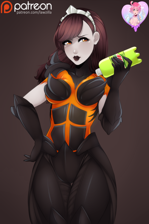     “I may be a Destroyer, but i never forget the gamer fuel” Finished Destroyer D.va from HOTS :3, hope you like it!  All versions up on Patreon.