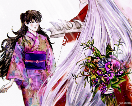 “Lord Sesshomaru gives me a different feeling than usual.”