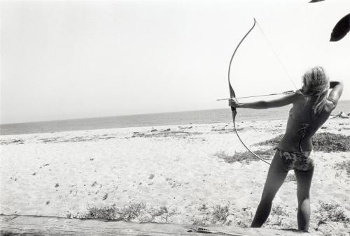 modbrother:Dennis Hopper - Jane Fonda (with bow & arrow), Malibu, 1965