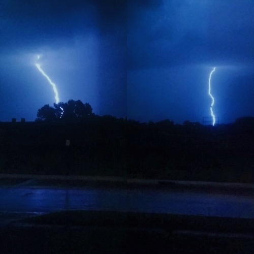 I took these the other night. It was one of the craziest electrical storms I have ever seen. The thi