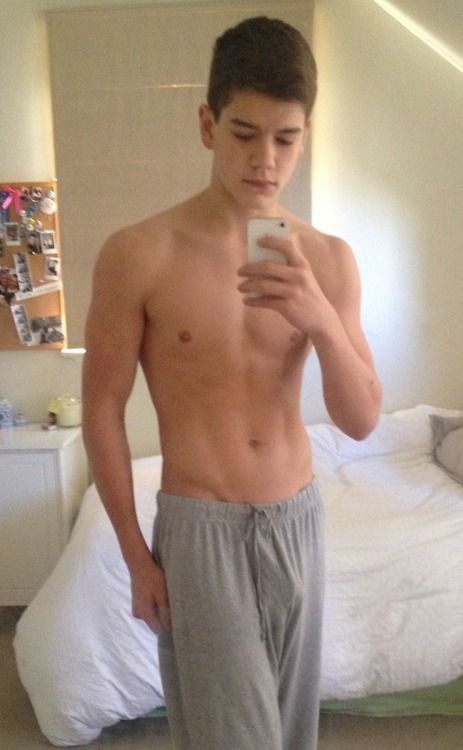 Young Selfie (with bulge)