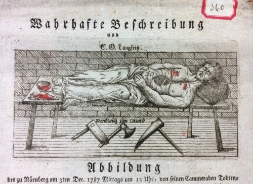 msulconservationlab: Someone colored in this guy’s bloody bits.From the summary of the text &l