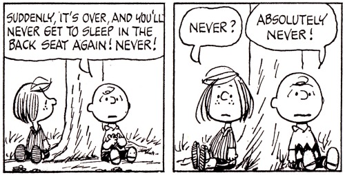 jthenr-comics-vault:  Peanuts was the realist comic strip ever, I swear. PEANUTS (1972)By Charles M. Schulz 