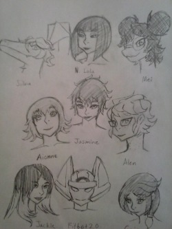 rmk178:  Headshot Fanart@gynoidherring - silvia, mei, Alen@supertitoblog - Nega Lola, Jasmine, Jackie@vilcurio / @sliceofppai - Aionne &amp; Geio@thekdubs - fitbot 2.0