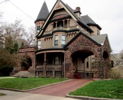 witch-bitchx:  miisspots:  hxcnarry:  timeaslight:  a set of victorian houses  ya they look cool but u kno they haunted as shit   I will own one, one day.  Give me a Victorian house surrounded by trees and green and I’ll be the happiest.
