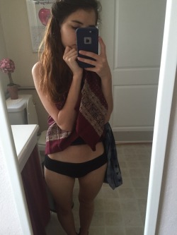 naked-yogi:  Soft black panties are actually really nice