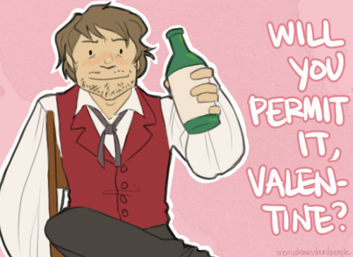 pilferingapples: irenydrawsdeadpeople: les mis valentinesthe one that was pretty much inevitable Agh