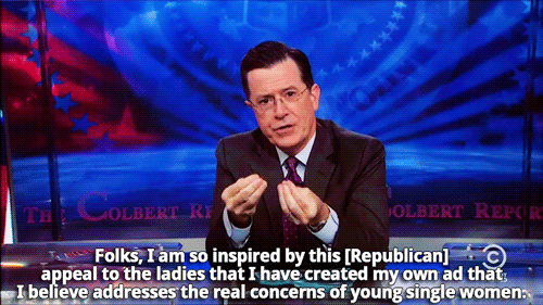 notnumbersix:  factoseintolerance:  sandandglass:  Stephen Colbert responds to this