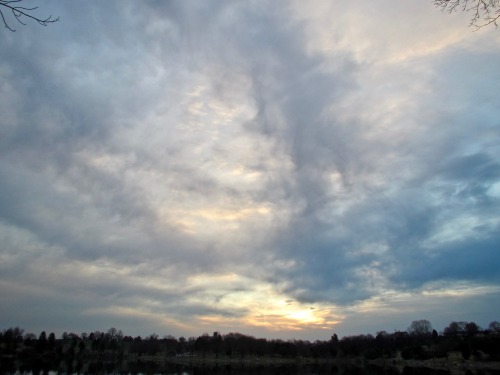 There were embers in today’s sunrise, but it never caught fire.