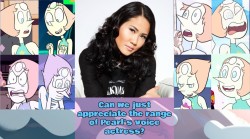 crystalgem-confessions:    “Can we just appreciate the range of Pearl’s voice actress?”- @differenttriumphdragon