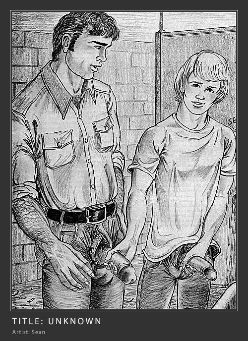 gay-erotic-art:  gayillustrations:  Cottaging… one of my favourite pastimes…