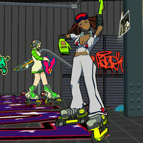 Piranha And Gum, From Jet Set Radio On The Dreamcast.