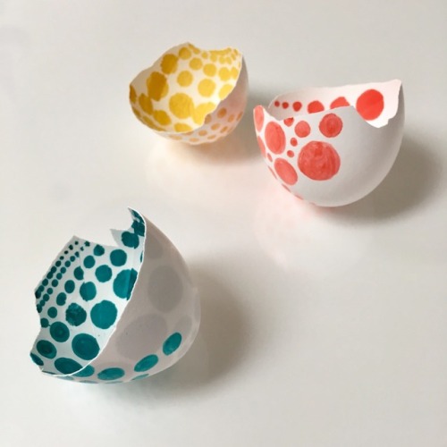 Channeling Yayoi Kusama and looking forward to a polka dotted Easter