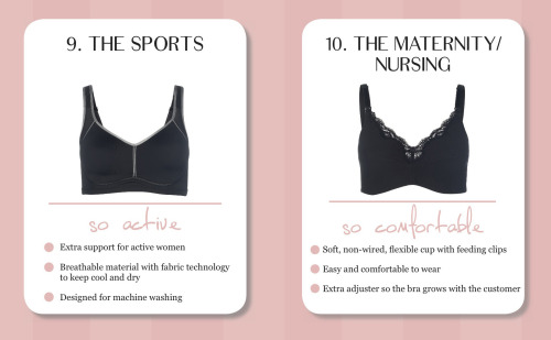 fashioninfographics:  How to choose the right bra type Via 