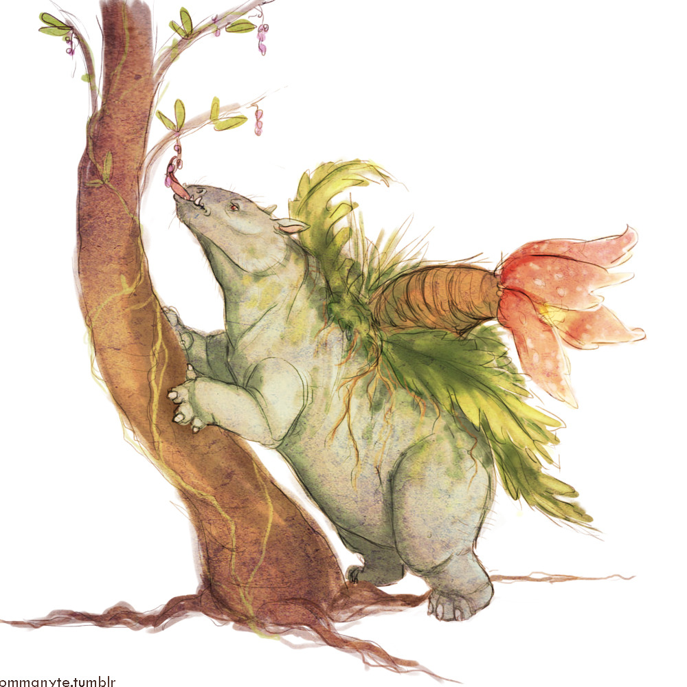 ommanyte:  Venusaur Doodle  