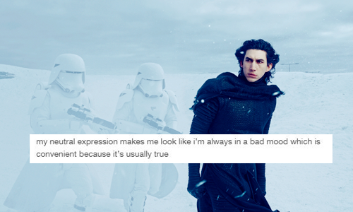 oobiwan:  kylo ren aka human disaster  
