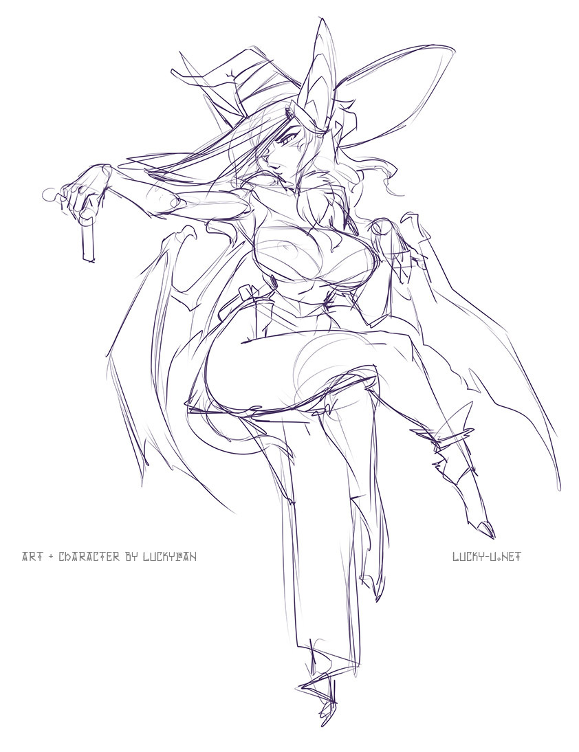 luckypan:  Eeeheeee. Bliss as the Sorceress from Dragons Crown! Happy Halloween month