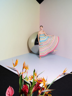 andreasanterini:  Amanda Murphy / Photographed by Viviane Sassen / Styled by Paul Jacoulet, Ad Campaign: Missoni Spring/Summer 2015