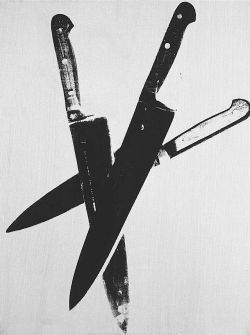 deathandmysticism:  Andy Warhol, Knives,