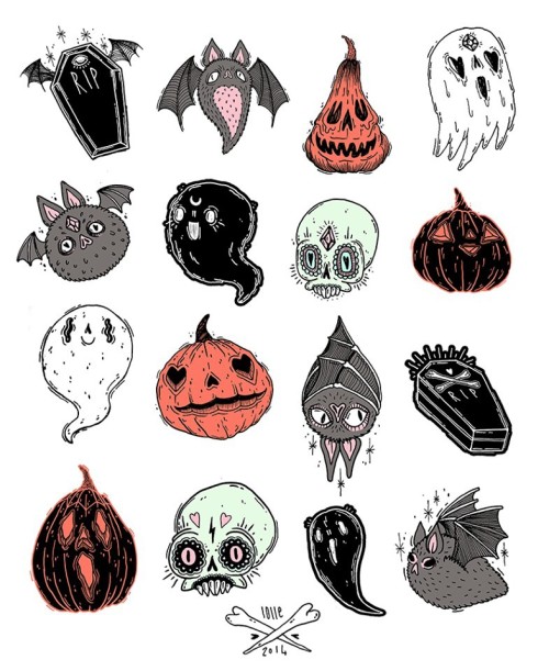 annathecatladywitch: halloweenpictures:  Halloween  I would like to mention that the cute art is by 